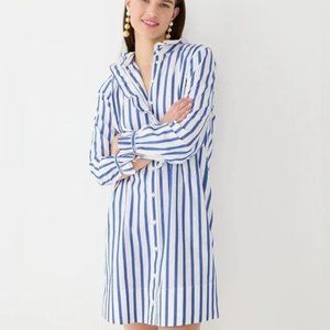 J. Crew Cottage shirtdress in striped cotton poplin 18